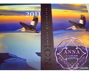 Australia 2011 Deluxe Yearbook Album with all Stamps FV$77.65